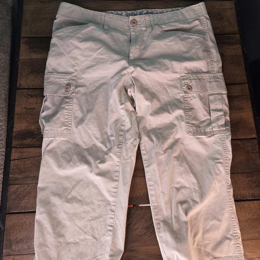 Womens Tan Cargo Pants